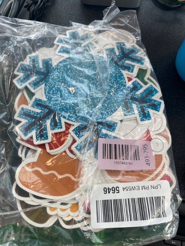 Photo 1 of ***MISSING PIECES*** 36Pcs Christmas Candy Dome Holders for Craft Xmas Candy Greeting Cards with Clear Plastic Dome Shaker Santa Claus Snowman Snowflake DIY Gift Box for Christmas Holiday Winter Party Favors Supplies