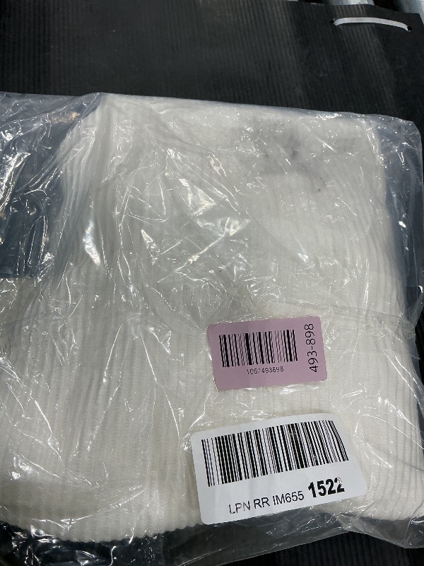 Photo 1 of ***SEE CLERK NOTES**** BTFBM Casual Women 2025 Fall Sweater Long Sleeve Ribbed Knit Pullover Loose Crewneck Batwing Split Sweater(White,Large)