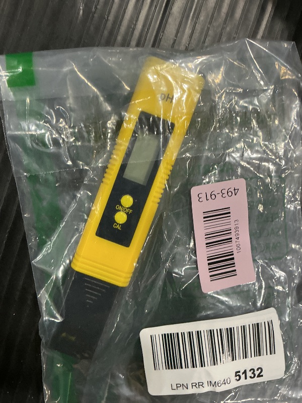 Photo 1 of *Untested*
PH Meter for Water Hydroponics Digital PH Tester Pen 0.01 High Accuracy Pocket Size with 0-14 PH Measurement Range for Household Drinking, Pool and Aquarium