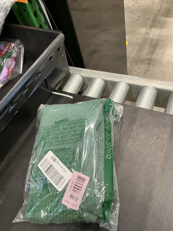 Photo 1 of **MINOR DAMAGED**
Mafulus Girl's Oversized Crewneck Sweaters Kids Batwing Long Sleeve Slouchy Chunky Cute Knit Pullover Jumper 5-14T Green