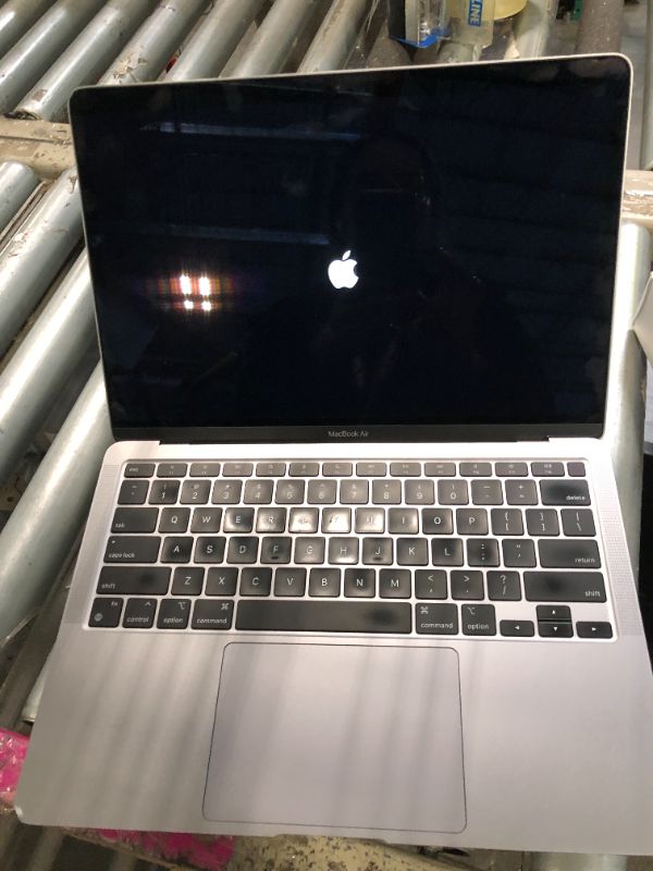 Photo 1 of **PASSWORD LOCKED** Apple 2020 MacBook Air Laptop with M1 chip; Midnight