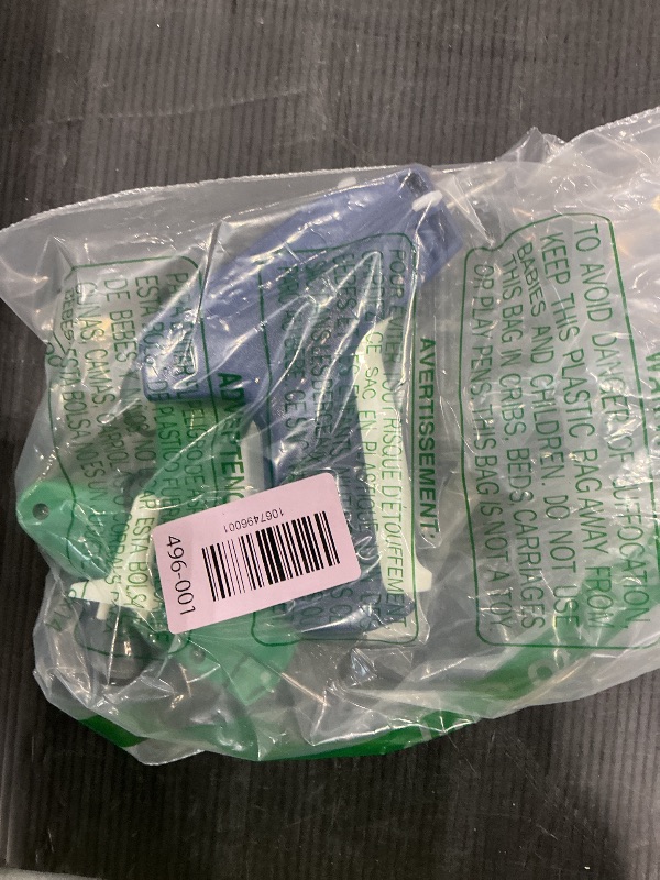 Photo 1 of ***UNKNOWN MISSING PIECES*** 1112 Pieces Clothes Garment Tag Attacher Price Gun Applicator Machine 2 Inch Standard Plastic Fastener Barb Clothing Paper Size Name Tag Steel Needle for Boutique Store(Blue, Green)