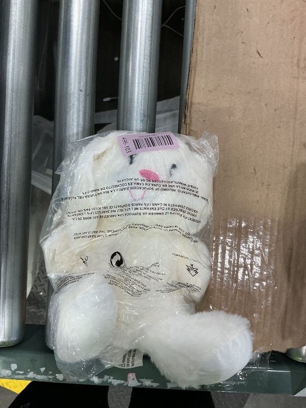 Photo 1 of **MINOR DAMAGE - Item need to be CLEANED**
HollyHOME Bunny Stuffed Animal, Easter Bunny Plush Toys, Soft and Cuddly Stuffed Rabbit Easter Gift for Kids Baby Girls 10inch White