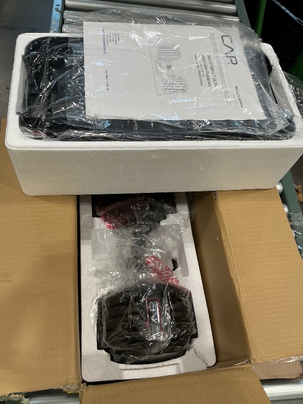 Photo 1 of **LOCKED**
AP Barbell ADJUSTABELL Adjustable Round Dumbbell Weights | 25 lb & 55 lb | Multiple Handle Options - Singles