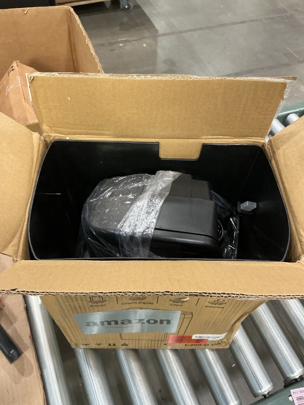 Photo 1 of ***SEE CLERK NOTES*** Bonsaii 10-Sheet Cross Cut Paper Shredder, 5.5 Gal Home Office Heavy Duty Shredder for Credit Card, Staple, Clip with Transparent Window(C209-D)