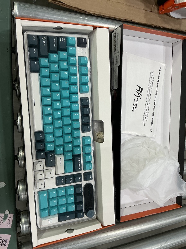 Photo 1 of ***MISSING USB*SOME KEYS DON'T WORK*
RK ROYAL KLUDGE S98 Mechanical Keyboard w/Smart Display & Knob, Top Mount 96% Wireless Mechanical Keyboard BT/2.4G/USB-C, Hot Swappable, Software Support, Creamy Sounding, 98 Keys