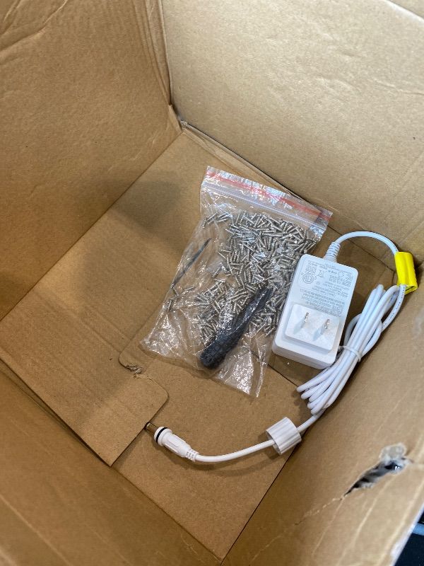 Photo 1 of **MISSING PARTS - Missing the remote**
300ft Permanent Outdoor Lights RGB Eaves Lights, Waterproof LED with App&Remote Control,for Christmas,Party, Daily, Halloween and All Holiday Decor,House Roof and Garden Lighting