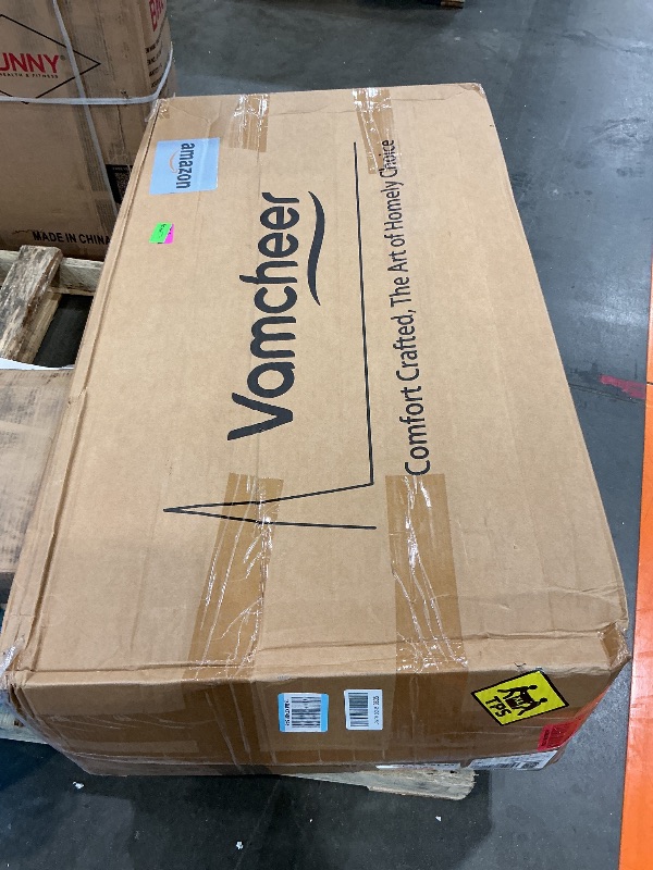 Photo 1 of Vamcheer Modular Sectional Sofa - Modern L Shaped Boneless Couch with Deep Seat, Upholstered Sectional Couches for Living Room, Bedroom, Office, No Assembly Required, Gray