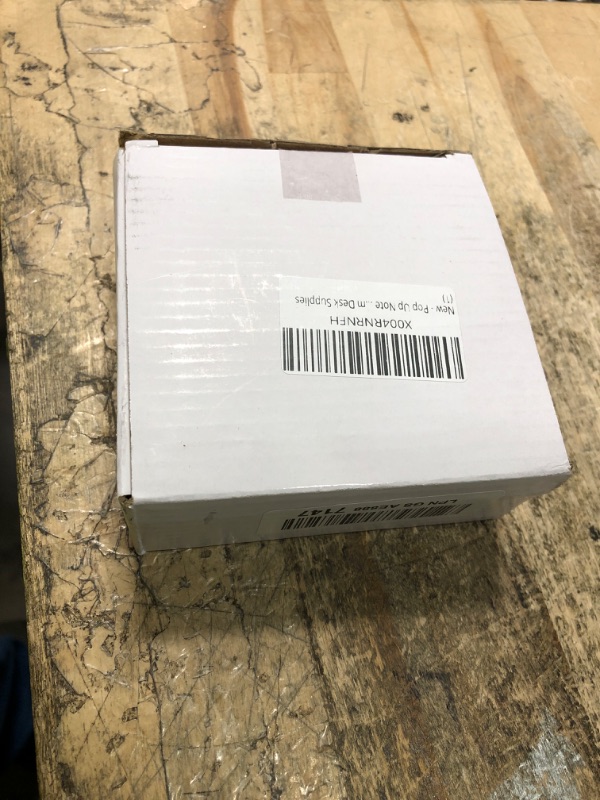 Photo 1 of 1 Pcs Pop Up Note Dispenser?Sticky Note Holder ?3 x 3 Inch?Clear Top and Black Base Sticky Notes Dispenser for School Office Home Store Classroom Desk Supplies (1)