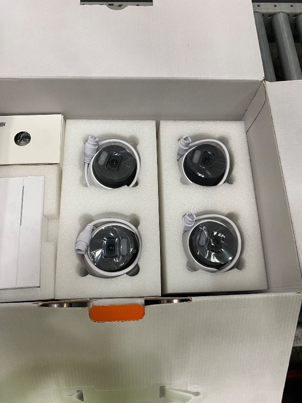 Photo 1 of **CAMERAS HAVE A PASSWORD ON THEM** CYVIO 4K PoE Seucrity Camera System, 8pcs 8MP PoE Turret Cameras for Home Indoor/Outdoor Use with AI Detection, 24-7 Recording, Color Night Vision,No Subscription,IP67, 4K 8CH NVR with 2TB HDD(N2838D)
