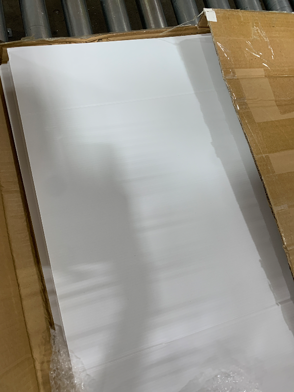 Photo 1 of  BLANK WHITEBOARD FOR SIGNS pck 6