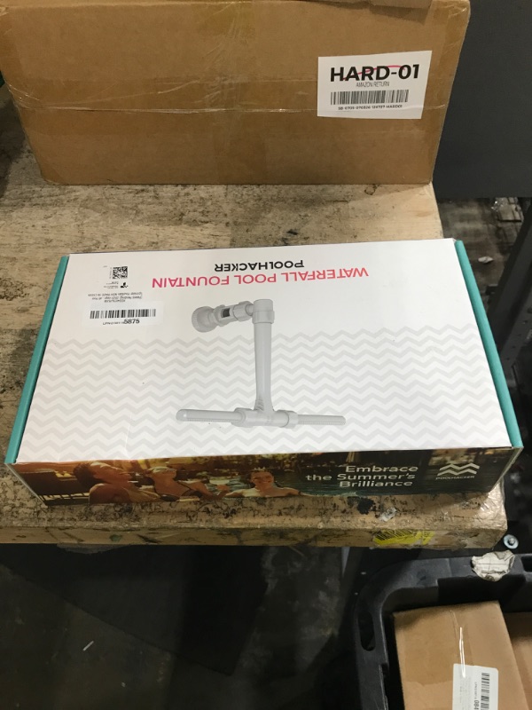 Photo 1 of [Patent Pending] 2025 Upgrade Pool Fountain - Dual Spray Water Fountains for Above Ground/Inground Pools, 2-in-1 Adjustable Waterfall Pool Sprinkler Fountain