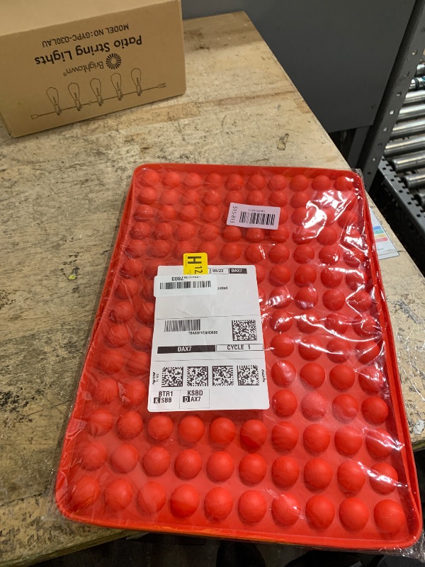 Photo 1 of ***PARTIAL SET - PRICE ADJUSTED*** Palksky 2PCS 140-Cavity Small Round Silicone Mold/Semicircle Chocolate Drops Mold/Dog Treats Pan/Semi Sphere Gummy Candy Molds for Ganache Jelly Caramels Cookies Pet Treats Baking Mold