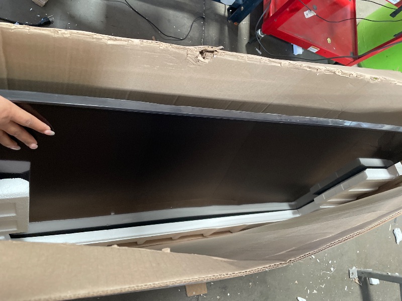 Photo 1 of ***DAMAGED**VLG 55-Inch Class QNED AI 4K QNED82A Series Smart TV w/AI Sound, HDR10, 4K Super Upscaling, Filmmaker Mode, Wow Orchestra, Alexa Built-in (55QNED82AUA, 2025)