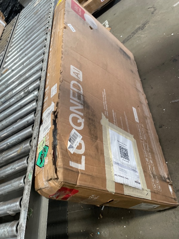 Photo 1 of ***DAMAGED**VLG 55-Inch Class QNED AI 4K QNED82A Series Smart TV w/AI Sound, HDR10, 4K Super Upscaling, Filmmaker Mode, Wow Orchestra, Alexa Built-in (55QNED82AUA, 2025)