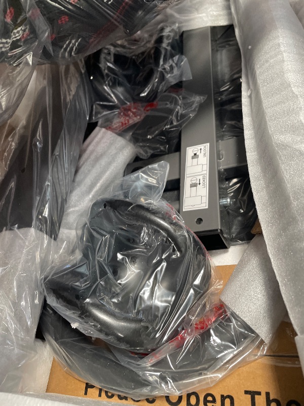 Photo 1 of **MISSING A BOX, MISSING PIECES** INNOVA HEALTH AND FITNESS ITM5900 Advanced Heat and Massage Inversion Table, Gray/Black