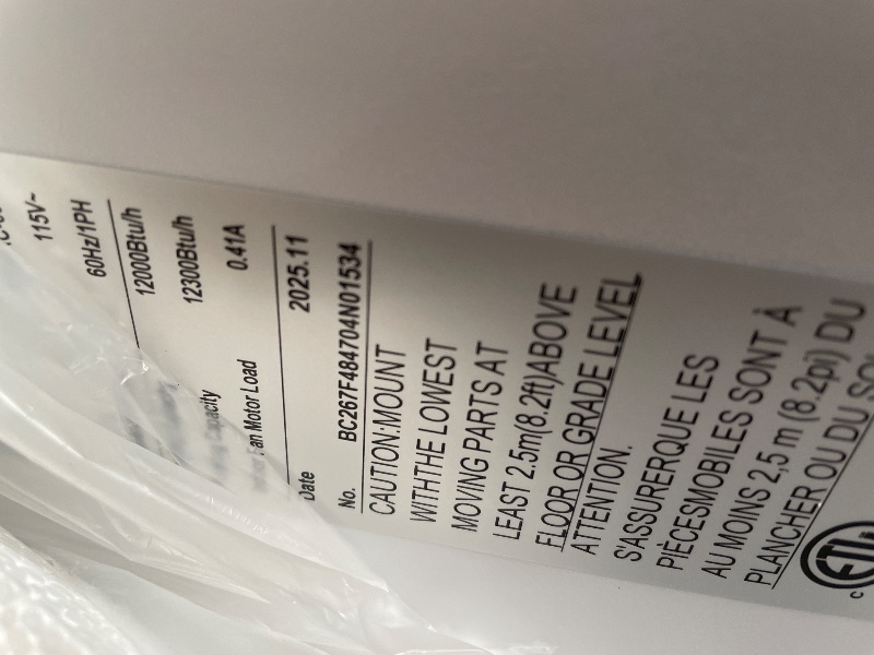 View 5 of ***********INCOMPLETE ITEM, THIS IS ONLY THE INDOOR PART OF UNIT****************
YITAHOME 12000 BTU Mini Split AC/Heating System, Ductless Mini Split Air Conditioner Heat Pump,115V 20 SEER2 Energy Efficient Inverter AC Unit,Wifi Enabled Compatible with Al
