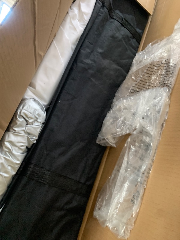 View 2 of **FOR PARTS ONLY, DAMAGED PIECES*** COBIZI Canopy 10x30 FT Party Tents for Parties with 8 Sidewalls, carpas para Fiestas,Pop Up Canopy Tent, Wedding Outdoor Gazebo Waterproof for Commercial Event with Stakes, Ropes, Sandbags, White