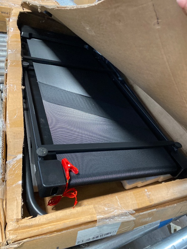 Photo 1 of **TESTED AND WORKING** THERUN Walking Pad with Handle Bar, Walking Pad Treadmill for Home, Compact Treadmills with Remote Control, Under Desk Treadmill with Widened Running Belt, Portable Treadmill with Quiet Core