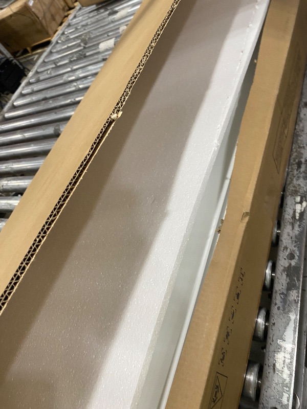View 4 of ** BOX 1 OF 2 Only ** Garvee 9 Drawers Dresser for Bedroom - 59" Wide Modern Fluted Chest of Drawers with Golden Metal Handles, Large TV Stand Multi-Function Home Organizer for Living Room, Entryway, Hallway, White