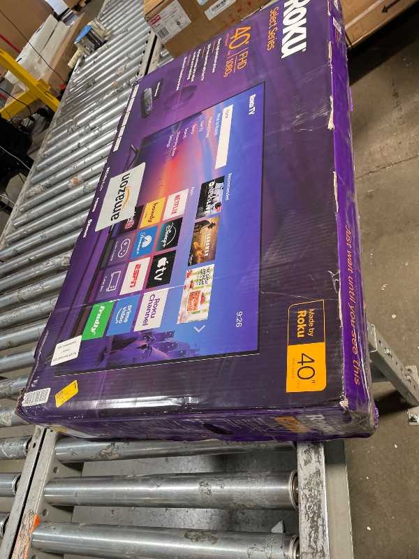 Photo 1 of **DAMAGED**Roku 40-Inch Smart TV 2026 - Select Series, 1080p Full HD TV - RokuTV