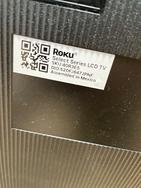 Photo 1 of **DAMAGED**Roku 40-Inch Smart TV 2026 - Select Series, 1080p Full HD TV - RokuTV