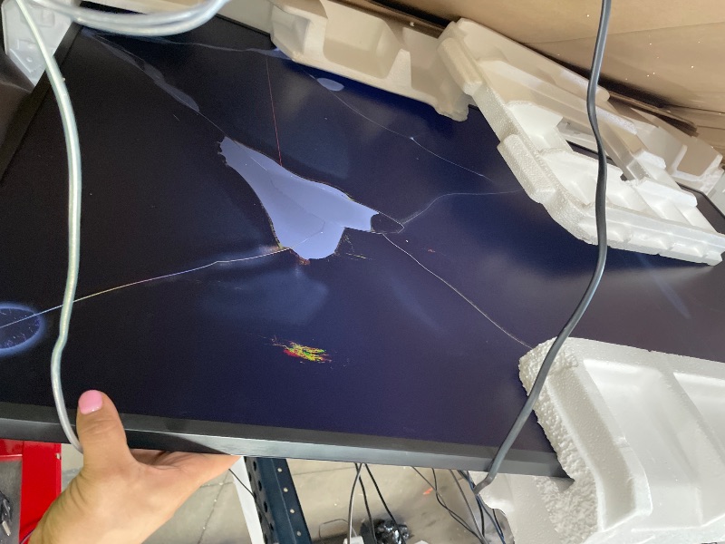 Photo 1 of **DAMAGED** Samsung 65-Inch Class The Frame LS03F 4K QLED Smart TV (2025 Model) Slim Fit Wall Mount, Modern Frame Design, NQ4 AI Gen2 Processor, Art Mode, Artful Picture Quality, Samsung Vision AI, Alexa Built-in