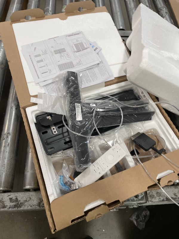 Photo 1 of **DAMAGED** Samsung 65-Inch Class The Frame LS03F 4K QLED Smart TV (2025 Model) Slim Fit Wall Mount, Modern Frame Design, NQ4 AI Gen2 Processor, Art Mode, Artful Picture Quality, Samsung Vision AI, Alexa Built-in