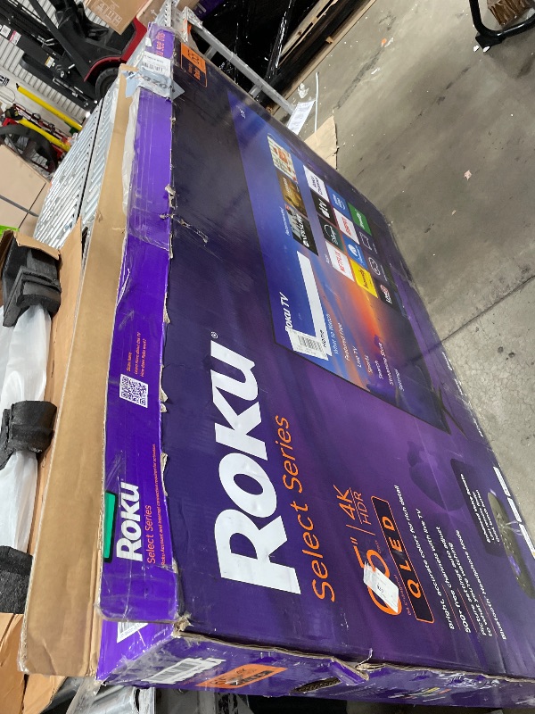 Photo 1 of **DAMAGED** Roku 65-Inch Smart TV 2026 – Select Series, 4K QLED TV TV