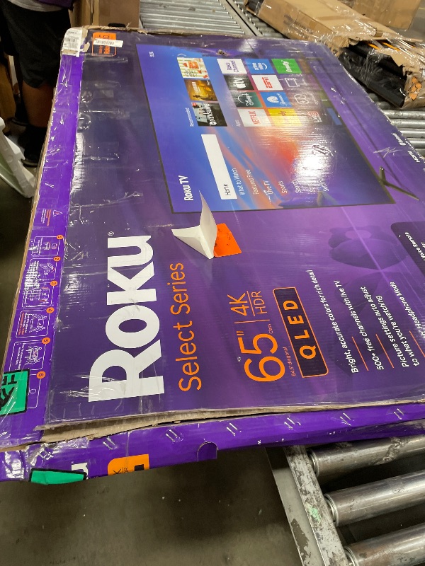 Photo 1 of **DAMAGED** Roku 65-Inch Smart TV 2026 – Select Series, 4K QLED TV TV