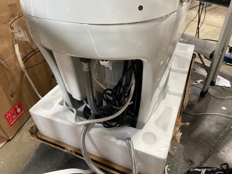 Photo 1 of *** CHECK COMMENTS****. Casta Diva Smart Toilet with Bidet Built in, Auto Open/Close, Foam Shield, 1000g MaP Flush, Heated Seat, Foot Kick & Blackout Flush, Bidet Toilet with Night Light for Bathrooms