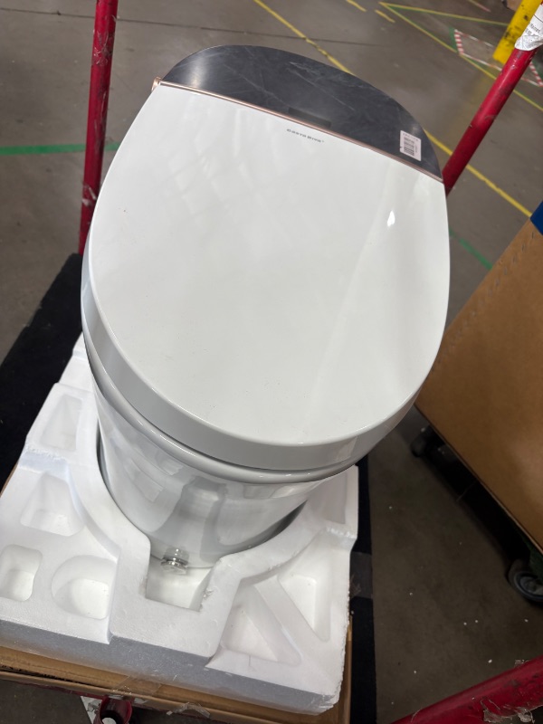 Photo 1 of *** CHECK COMMENTS****. Casta Diva Smart Toilet with Bidet Built in, Auto Open/Close, Foam Shield, 1000g MaP Flush, Heated Seat, Foot Kick & Blackout Flush, Bidet Toilet with Night Light for Bathrooms