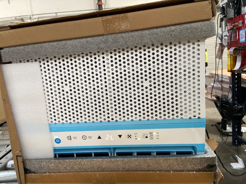 Photo 1 of ***Missing window accessories*** COWSAR 12000 BTU U-Shaped Window Air Conditioner, Saddle Mount Window AC Unit for Large Room, Cools Up to 550 Sq.Ft, 3-in-1 Cool/Dehumidifier/Fan, 24H Timer, Quiet Energy Saving AC, Easy Install