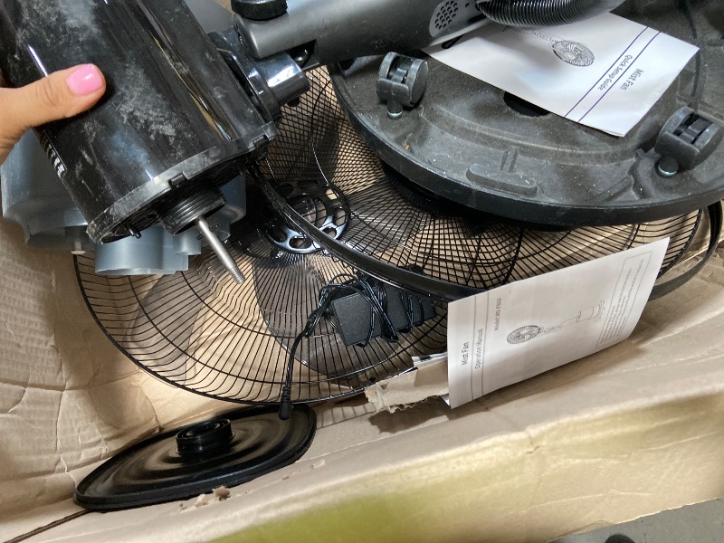 Photo 1 of ** CHECK COMMENTS*** NovaMist Misting Fan, 2026 Upgraded 4L Large Water Tank Mister Cooling Fan, 5 Speeds 3 Modes Misting Standing Fan, Floor Fan with Remote for Home, Bedroom, Patio, Outdoor Pcs