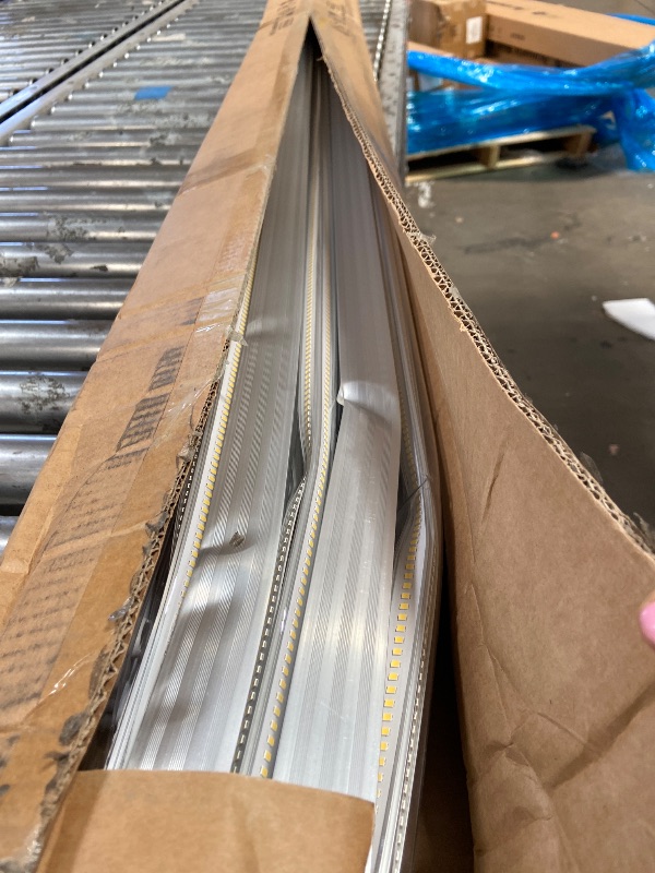 View 3 of ***MAJOR BENDS AND CRACKS FOR PPARTS ONLY***
ELEKICO 8' Led Shop Lights,Super Bright 19500LM 100W 5000K 8FT Led Shop Light, Linkable 8FT Garage Ceiling Lights for Garage Ceiling Workshop Warehouse