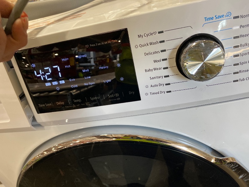 Photo 1 of **POWERS ON BUT DOESNT WORK, FOR PARTS** HAMILTON BEACH Washer and Dryer Combo 2.7 cu ft - White