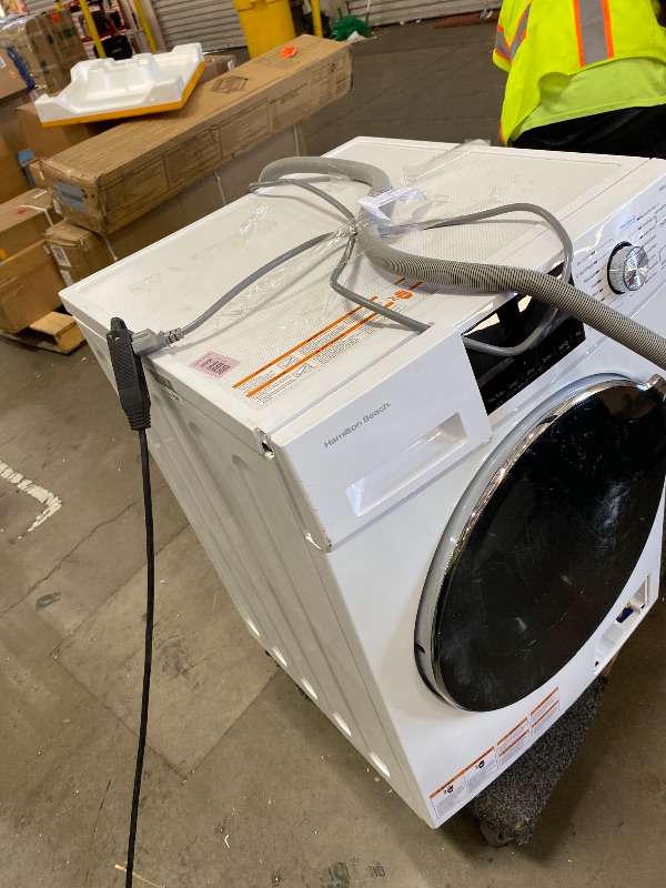 Photo 1 of **POWERS ON BUT DOESNT WORK, FOR PARTS** HAMILTON BEACH Washer and Dryer Combo 2.7 cu ft - White