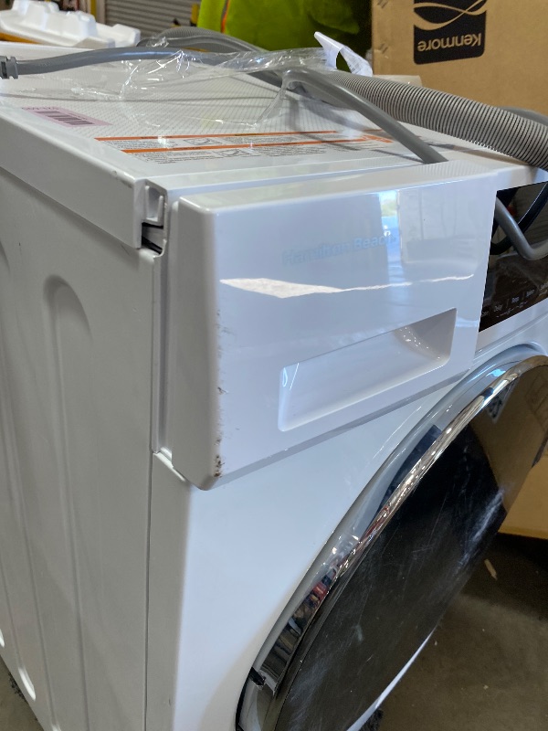 Photo 1 of **POWERS ON BUT DOESNT WORK, FOR PARTS** HAMILTON BEACH Washer and Dryer Combo 2.7 cu ft - White