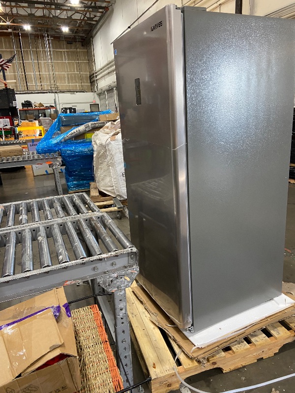 Photo 1 of *CORD SEVERED* MilleLoom Upright Convertible Freezer with 17 Cu.Ft Capacity - 4 Temperature Modes, No Frost Technology, Digital Temperature Control, Energy Efficient Quiet Operation, and Large Storage Design