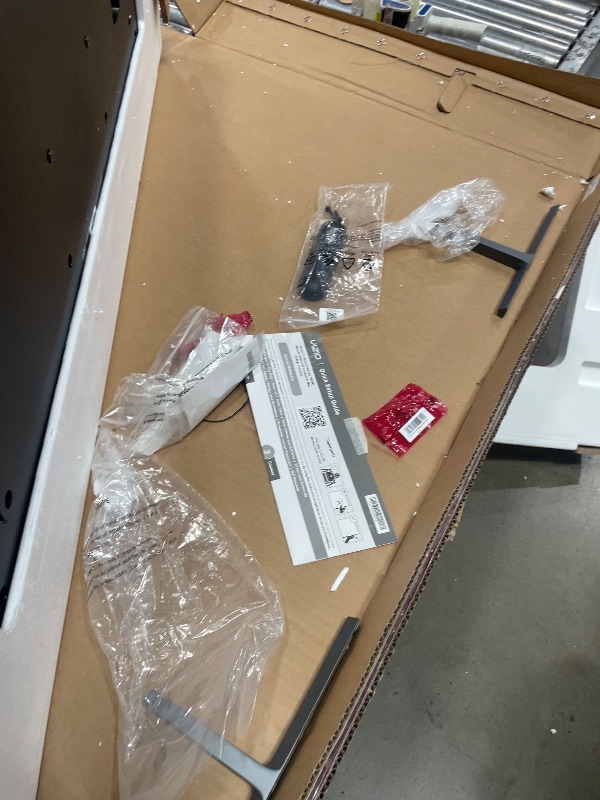 Photo 1 of **MISSING POWER CORD UNABLE TO TEST** VIZIO 50-inch Quantum Pro 4K 120Hz QLED HDR10+ Smart TV with Dolby Vision, Active Full Array, 240Hz @ 1080p PC Gaming, WiFi 6E, Apple AirPlay, Chromecast Built-in, M50QXM-K01, 2023 Model