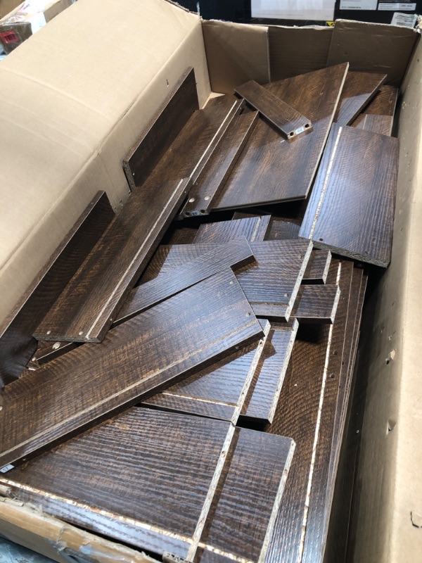View 2 of ************INCOMPLETE ITEM, THIS IS ONLY BOX A, MISSING BOX B***********
9 Drawer Dresser for Bedroom - 65” Wide Chest of Drawers with LED Light and Charging Station, Modern Large TV Stand Cabinet Organizer with Open Shelf for Living Room, Entryway, Hall