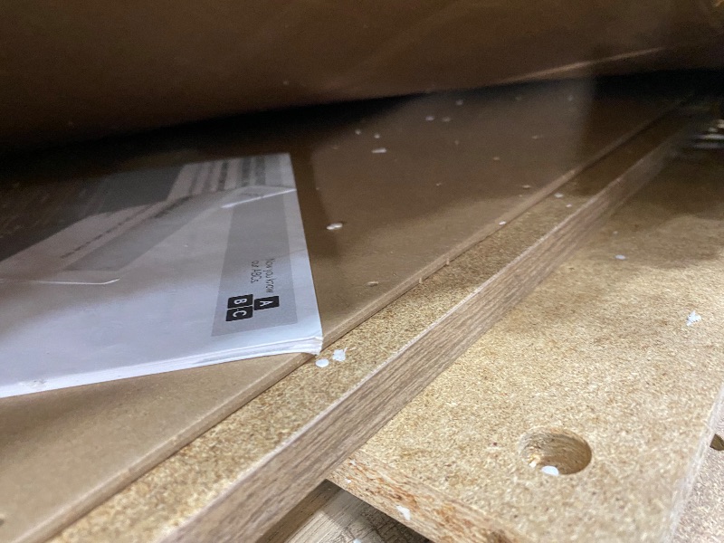 Photo 1 of **FOR PARTS ONLY, DAMAGED PIECES AS WELL AS MISSING PIECES** Sauder Cannery Bridge 6 Drawer Dresser, Lintel Oak finish