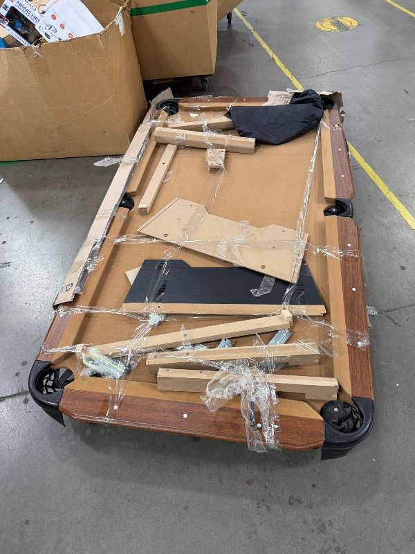 Photo 1 of **MISSING PARTS AND HARDWARE**EastPoint Sports Masterton Billiard Table Deluxe - Tan 87 inch 1-1-32270-AA001D