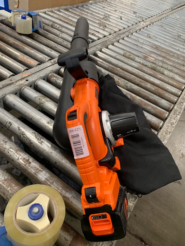 View 4 of **MISSING BLOWER TUBE** BLACK+DECKER Cordless Leaf Blower/Vacuum (40V, 120 mph)