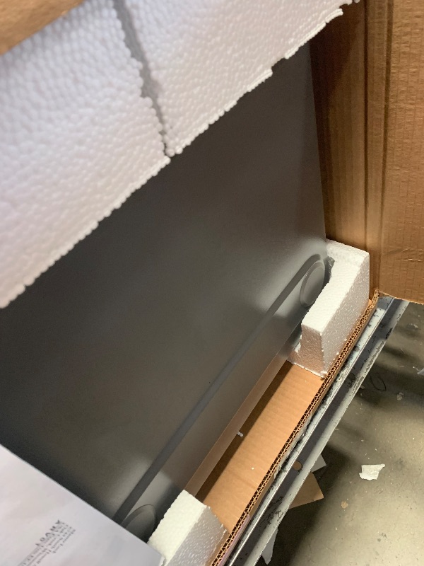 Photo 1 of **key inside, combination on paper outside of safe*** SentrySafe Medium Gray Fireproof Safe and Waterproof Safe Box with Dial Combination, Home Security for Money, Documents, or Other Valuables, 1.23 Cubic Feet, SFW123DSB