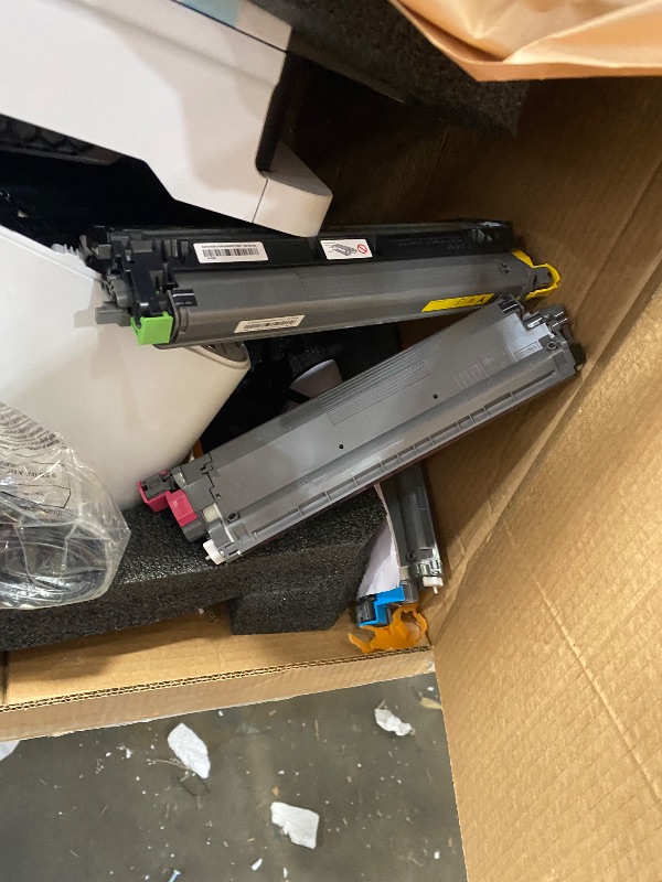 Photo 1 of **FOR PARTS ONLY, BROKEN COMPONENETS** Brother MFC-L3720CDW Wireless Color Laser Printer with Scanner, Copier and Fax | Auto Duplex and 250-Sheet Capacity | Includes Refresh Subscription Trial(1). Amazon Dash Replenishment Ready