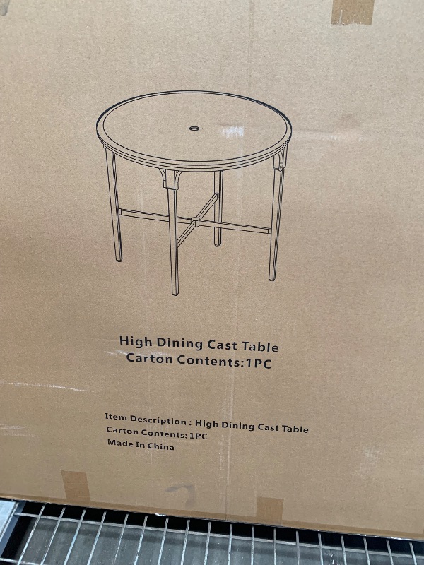 Photo 1 of 48" Round Outdoor Dining Table