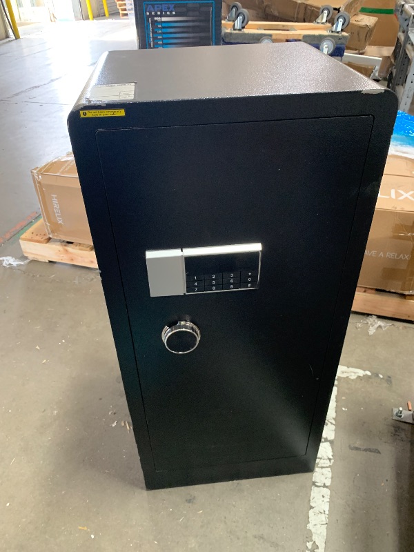 Photo 1 of *****************SEE NOTES BEFORE BID**********************
HOLOJOY 10.5 Cu Ft Large Fireproof Waterproof Safe Box for Home Office Documents- Heavy Duty Steel LCD Display Digital Security Safe Box with LED Light, Removable Shelf for Money Jewelry Valuable