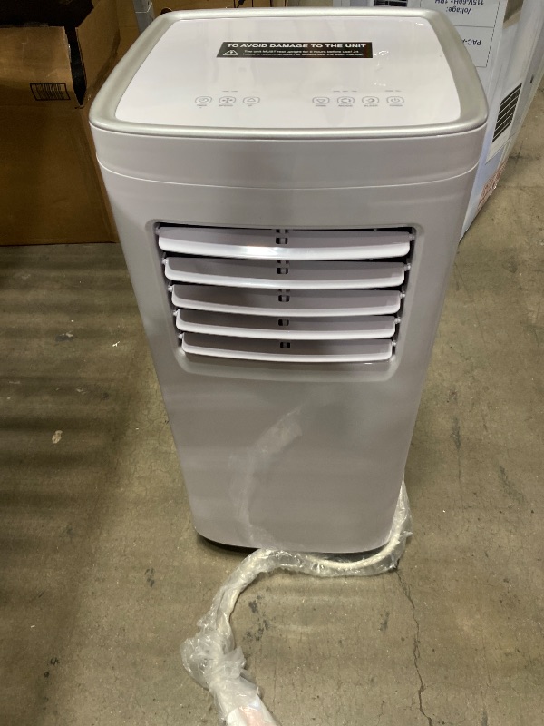 View 2 of *MISSING PARTS* Coolblus Portable Air Conditioners, 8400 BTU air conditioner Cools Up to 340 Sq.Ft, 3 in 1 Portable AC with Remote, 24H Timer, Sleep Mode, Window Kit & Filter Brush, No Wall Required, White-8400BTU
***ALLOW UPRIGHT FOR 24 Hrs BEFORE USE***