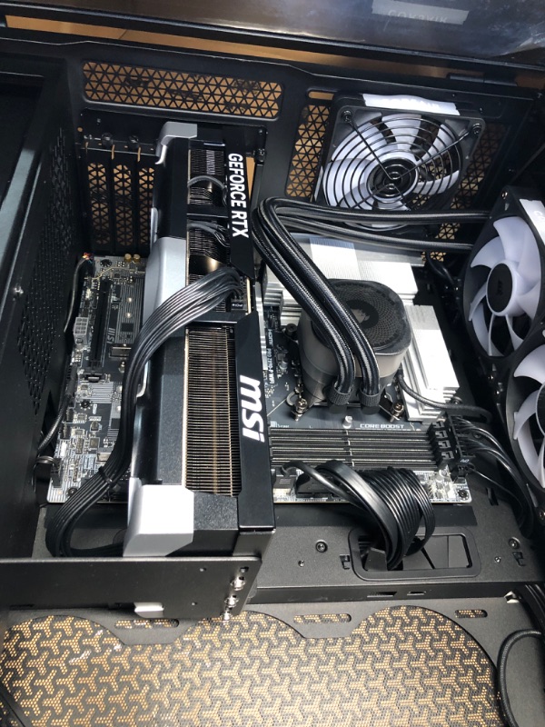 Photo 1 of **MISSING RAM AND CPU, FOR PARTS ONLY*** Corsair Vengeance i8300 Gaming PC – Liquid Cooled Intel® Core™ Ultra 9 285K, NVIDIA® GeForce RTX™ 5090 GPU, 64GB Dominator Titanium RGB DDR5 Memory, 2+4TB M.2 SSD – Black